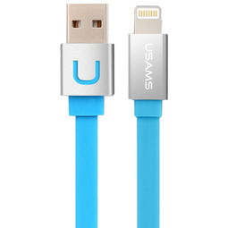USAMS藍色數據線 iPhone 6 Plus、5s、5的理想充電伴侶